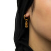 Arabic Bubble Letter Earrings